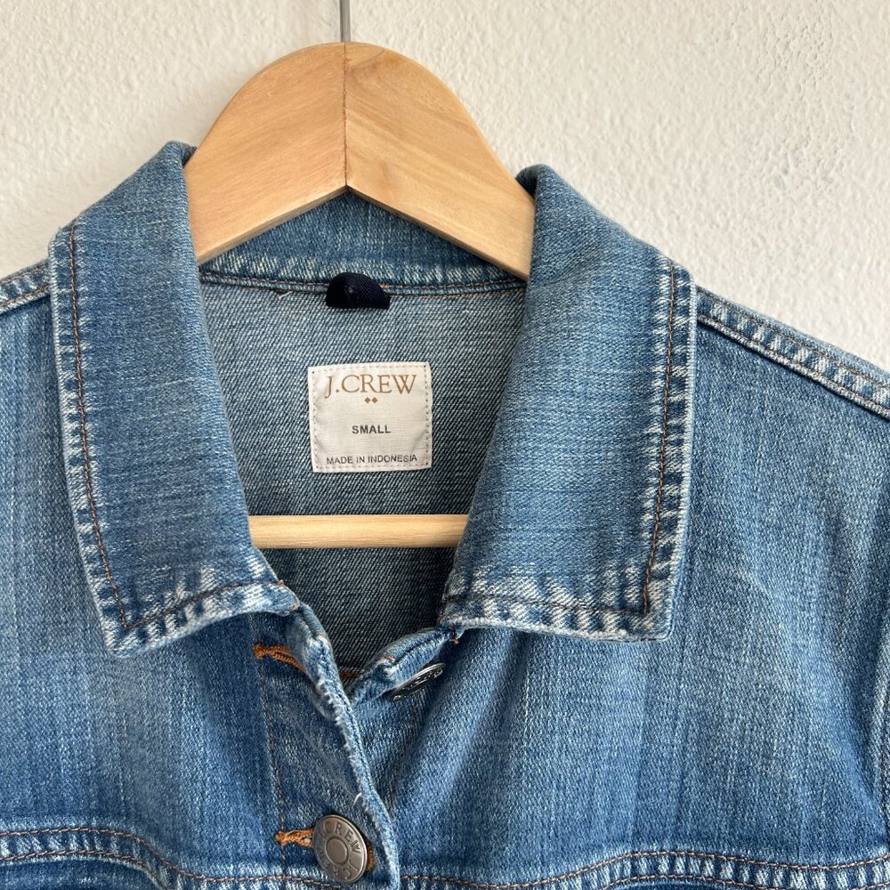 J Crew Jean Jacket - Picture 2 of 10
